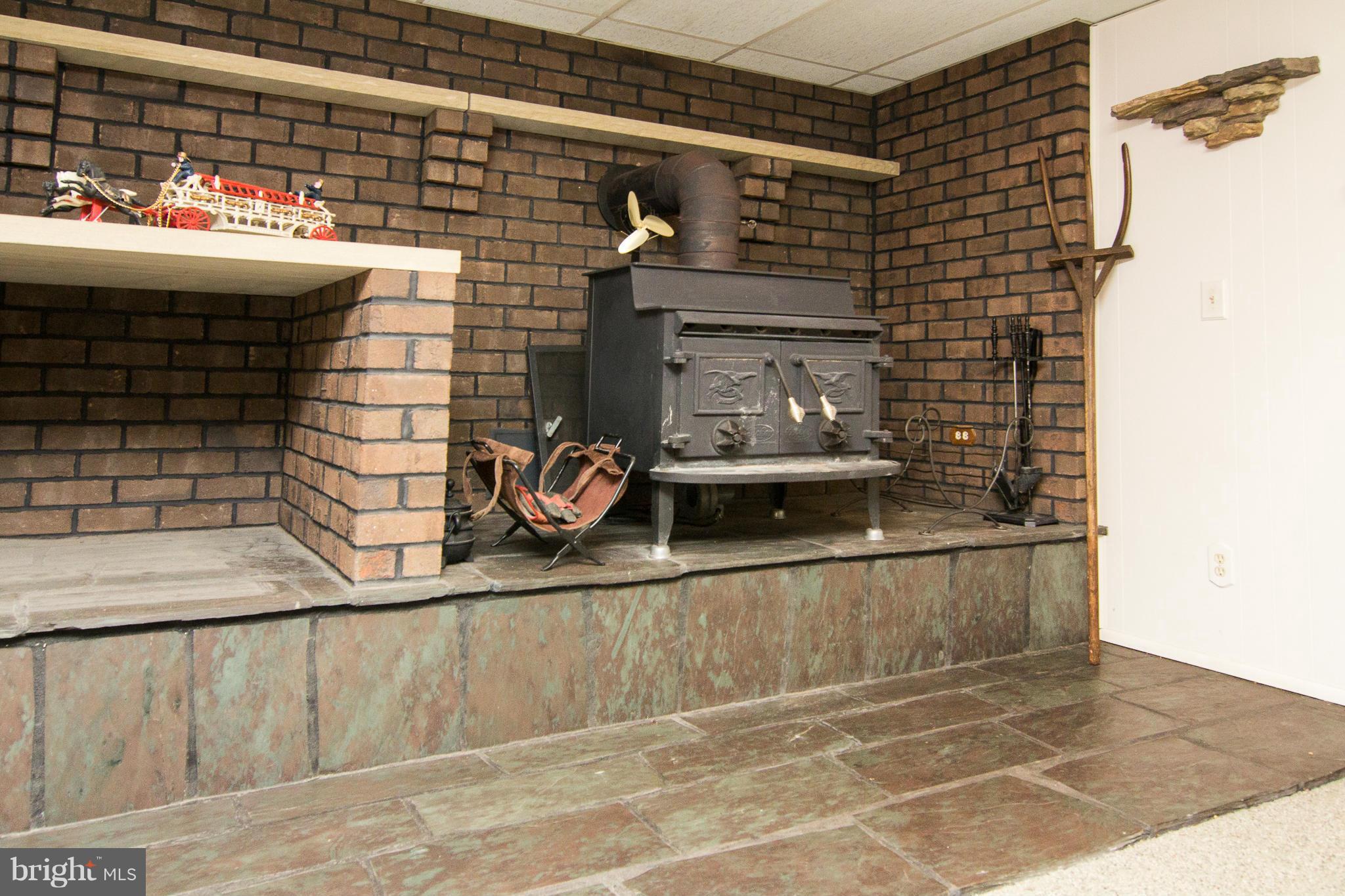 1918 Tyrone Road Westminster, MD 21158 - Photo 25 of 30 Wood Stove with Slate Hearth