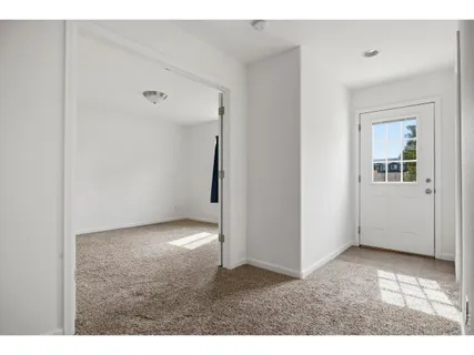 a view interior of a house and an empty room