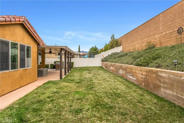 a view of an and porch