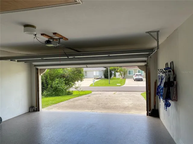 a view of car garage