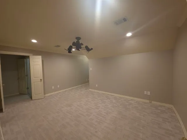 a view of an empty room