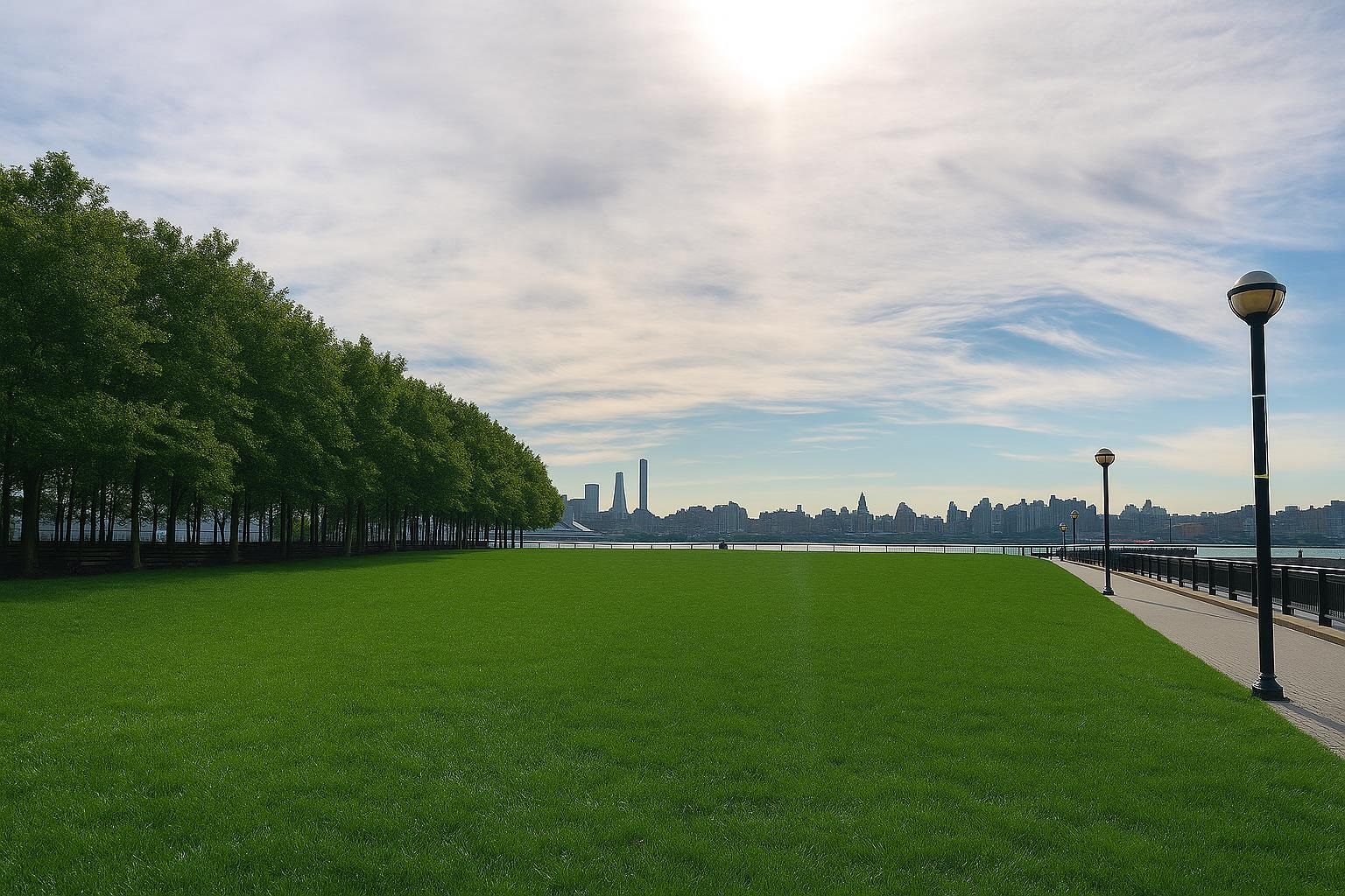 509 Washington Street, Unit 3 Hoboken, NJ 07030 - Photo 14 of 17 a view of a golf course with a lake