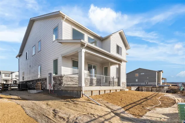 a house view with a outdoor space