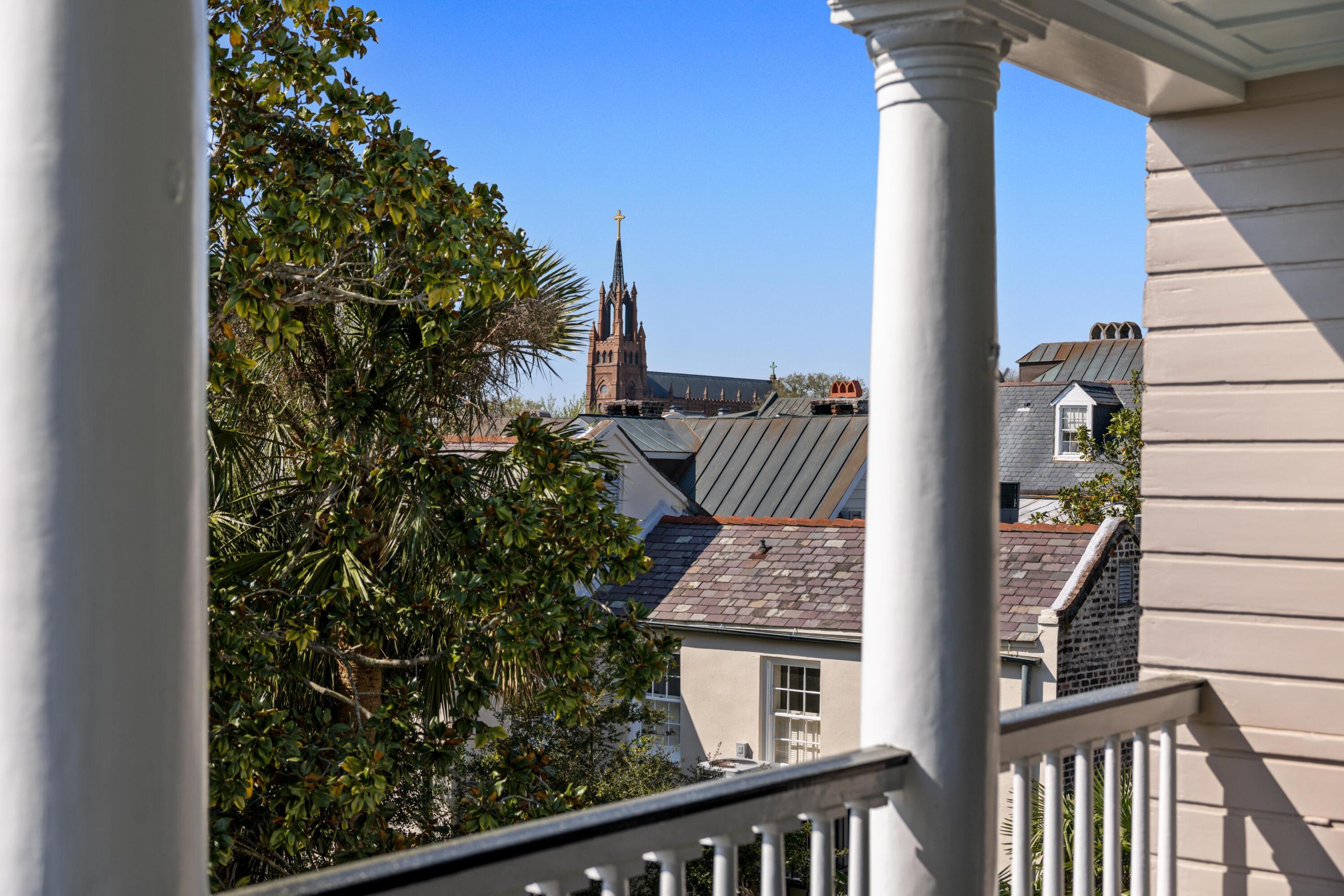 92 Tradd Street Charleston, SC 29401 - Photo 49 of 63 Third Floor Piazza View