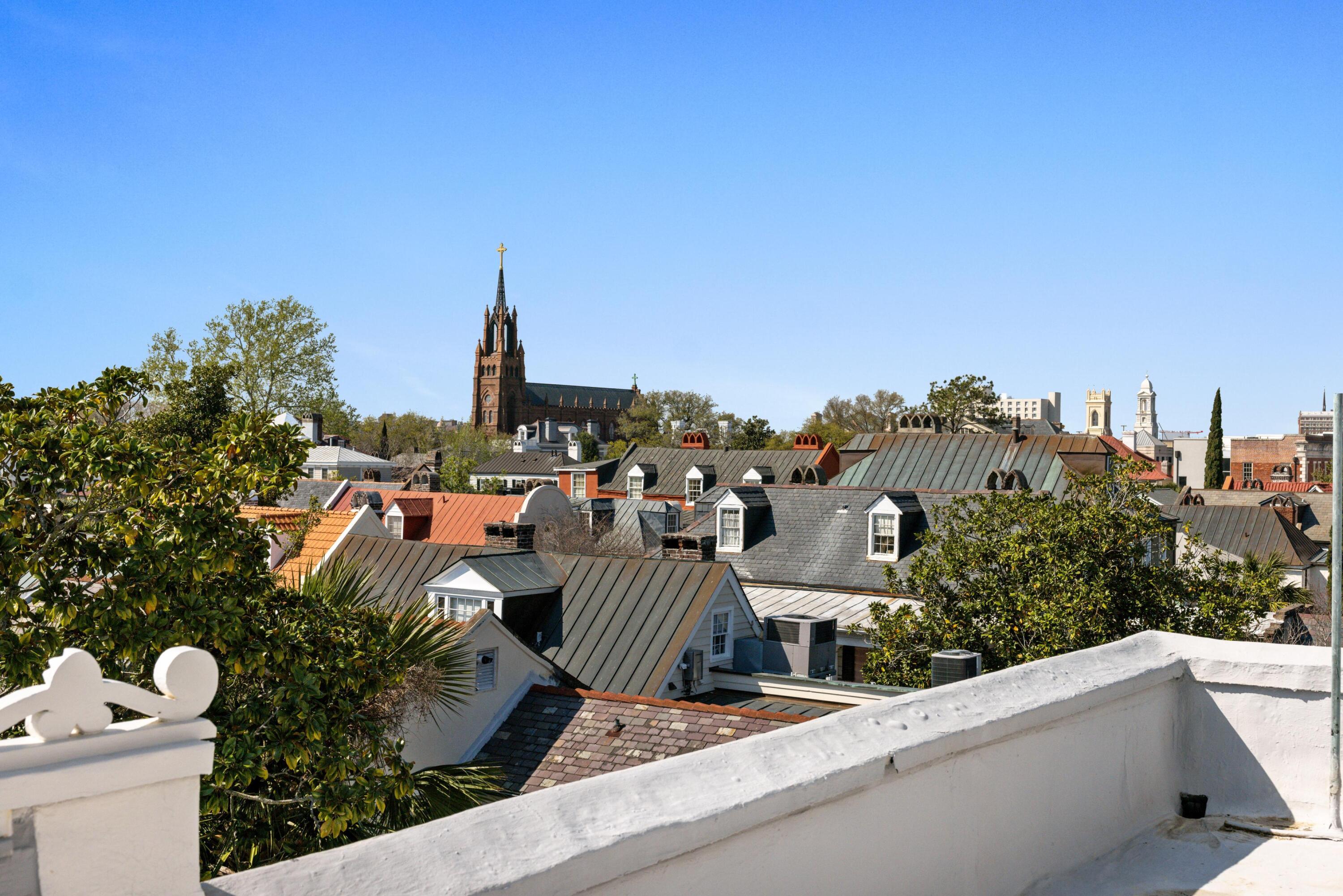 92 Tradd Street Charleston, SC 29401 - Photo 57 of 63 Roof Terrace Views