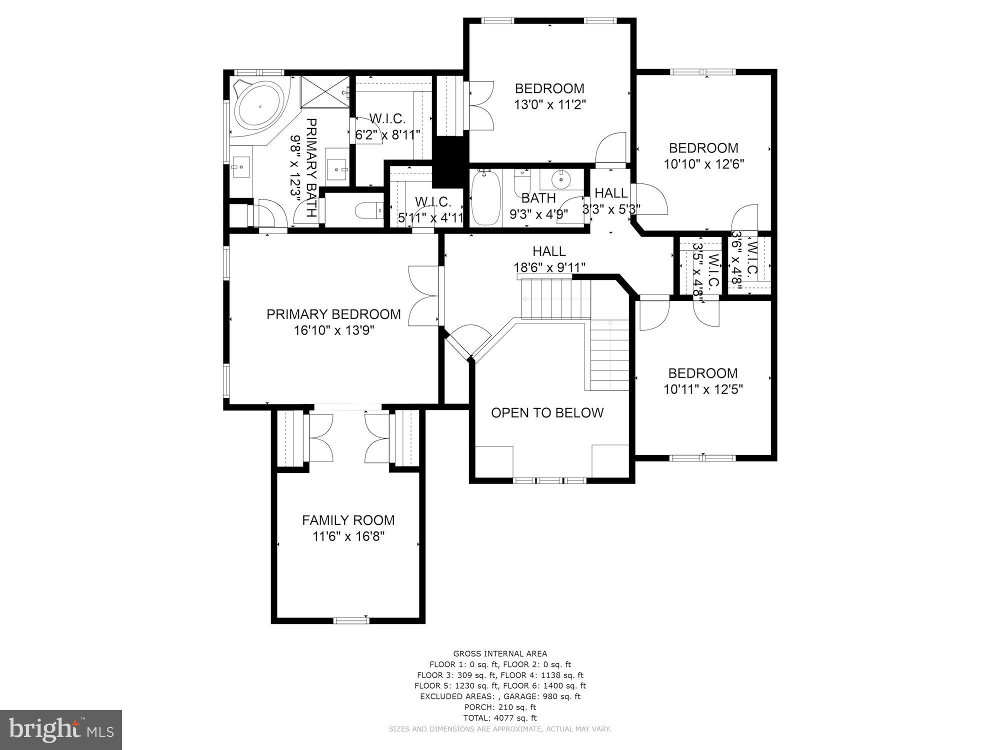 604 Glenmeade Circle Purcellville, VA 20132 - Photo 53 of 54 Upper level floor plan