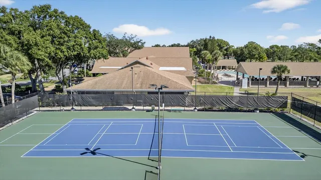 a view of a tennis court