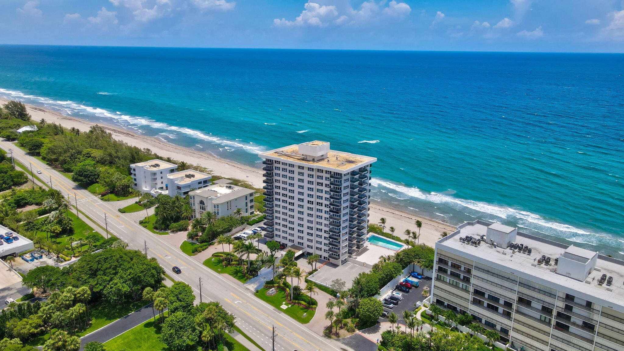 2066 North Ocean Boulevard, Unit 14NW Boca Raton, FL 33431 - Photo 33 of 39 Aerial