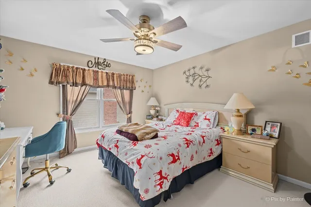 a projector room with a couch and a rug