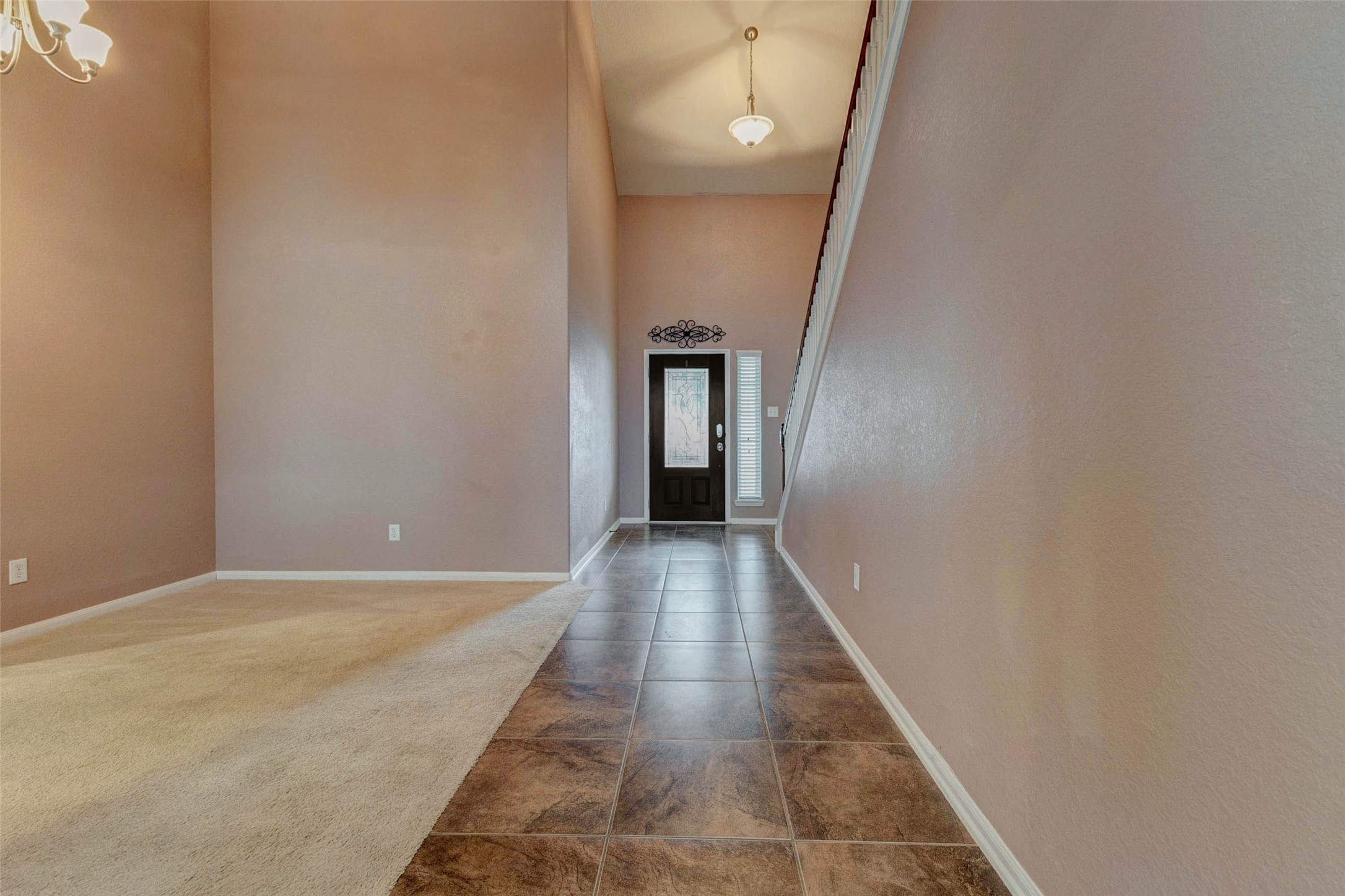7638 Alum Lane Baytown, TX 77521 - Photo 7 of 44 a view of a hallway with wooden floor