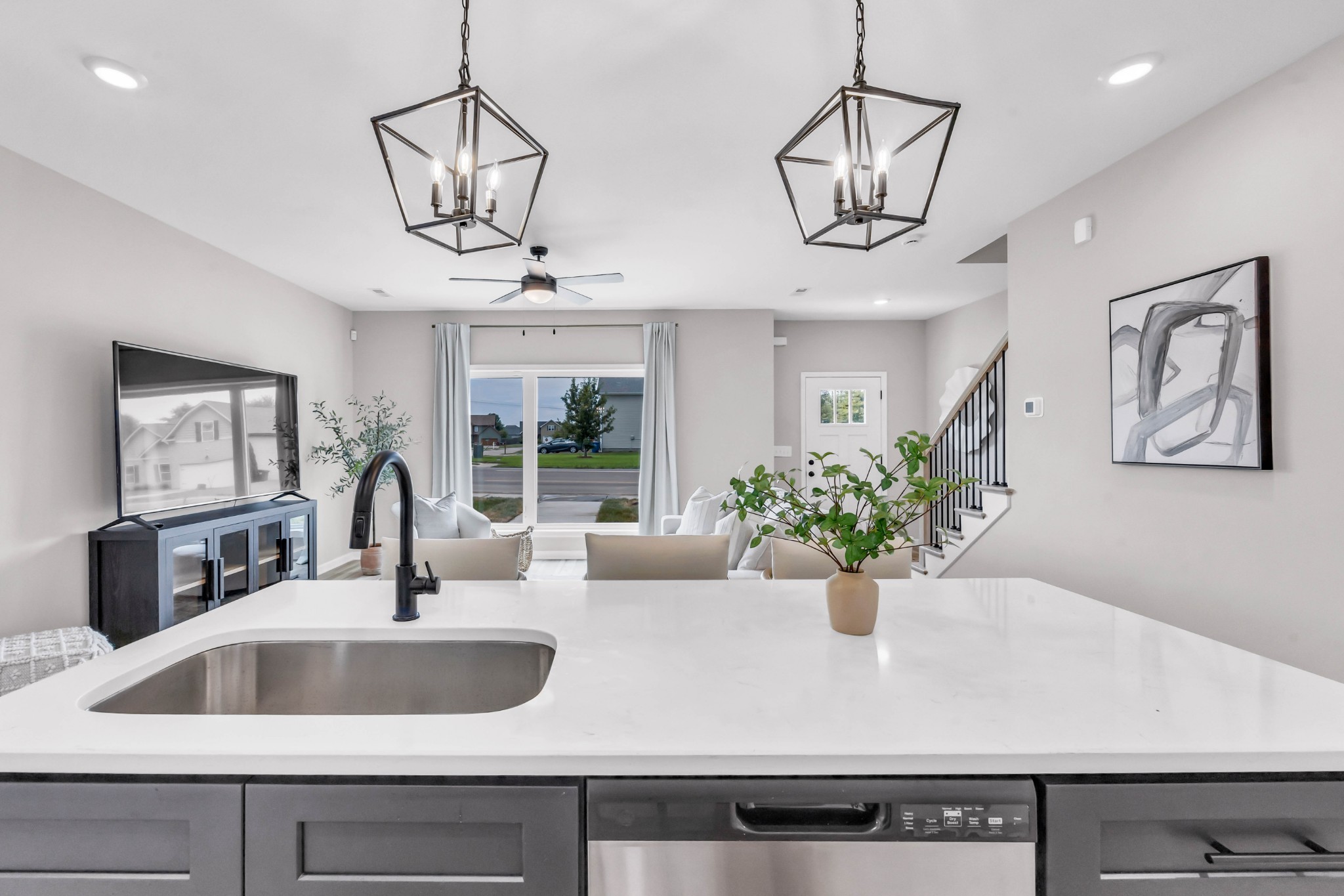 2411 Pea Ridge Road Clarksville, TN 37040 - Photo 13 of 25 a view of kitchen with sink and refrigerator