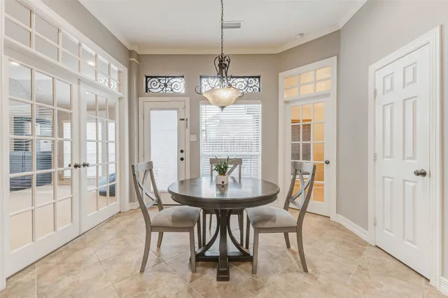 a view of an empty room