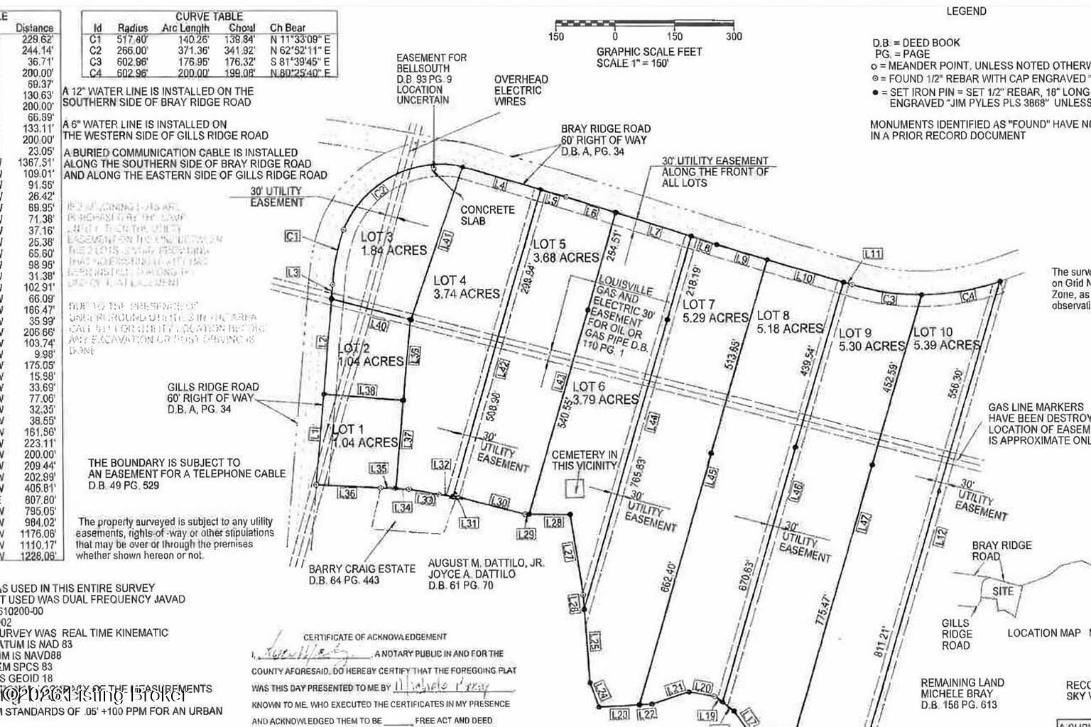 Lot 3 Bray Ridge Road Bedford, KY 40006 - Photo 1 of 4 Lot 3 Plat