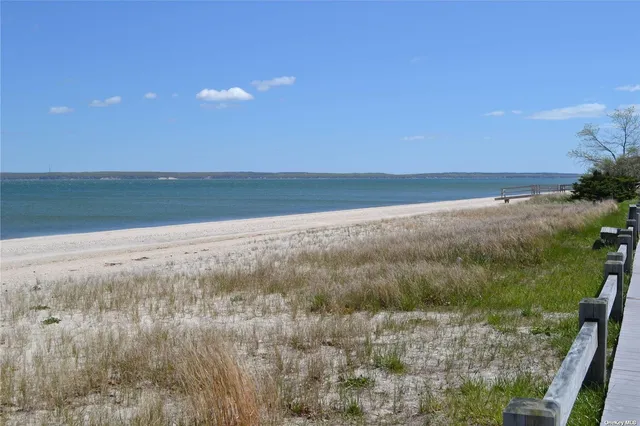 a view of an ocean and beach