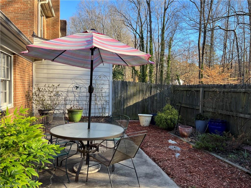 4931 Tower Road Greensboro, NC 27410 - Photo 17 of 34 Private Patio & Garden
