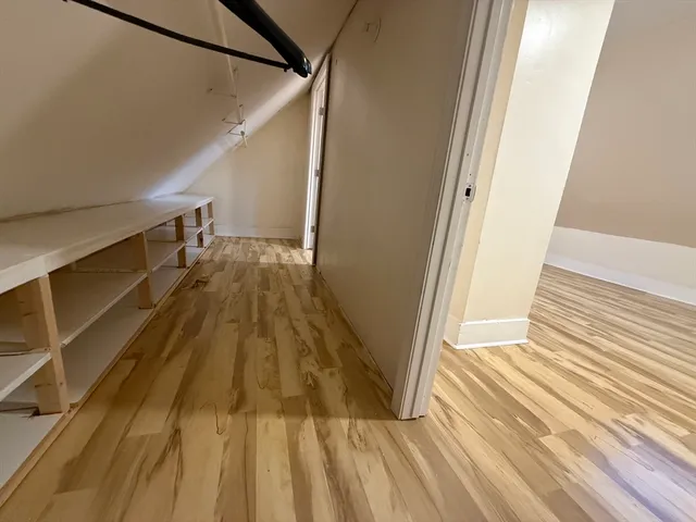 a view of wooden floor