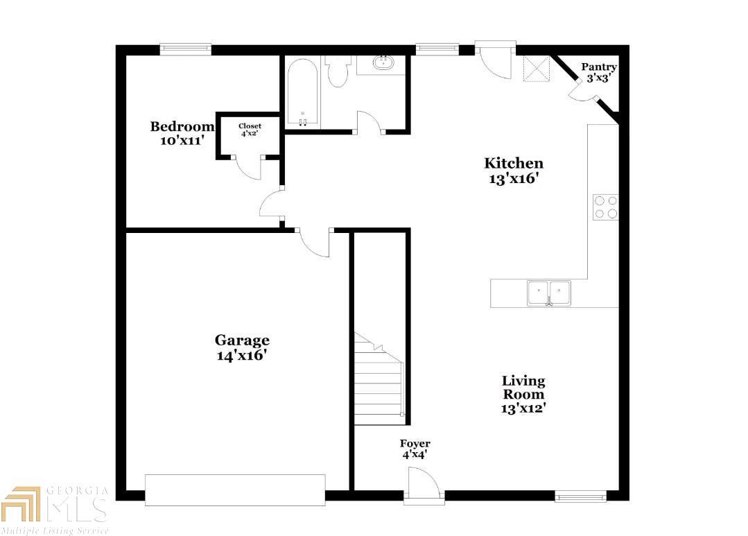 720 Ali Street, Unit 4 Temple, GA 30179 - Photo 2 of 2 a picture of a bench in a white wall