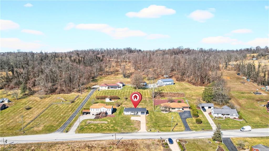 1245 Rostraver Road Belle Vernon, PA 15012 - Photo 32 of 33 FRONT AERIAL VIEW~