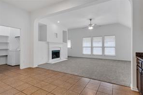 13117 Larks View Point Fort Worth, TX 76244 - Photo 13 of 26 an empty room with windows and fireplace