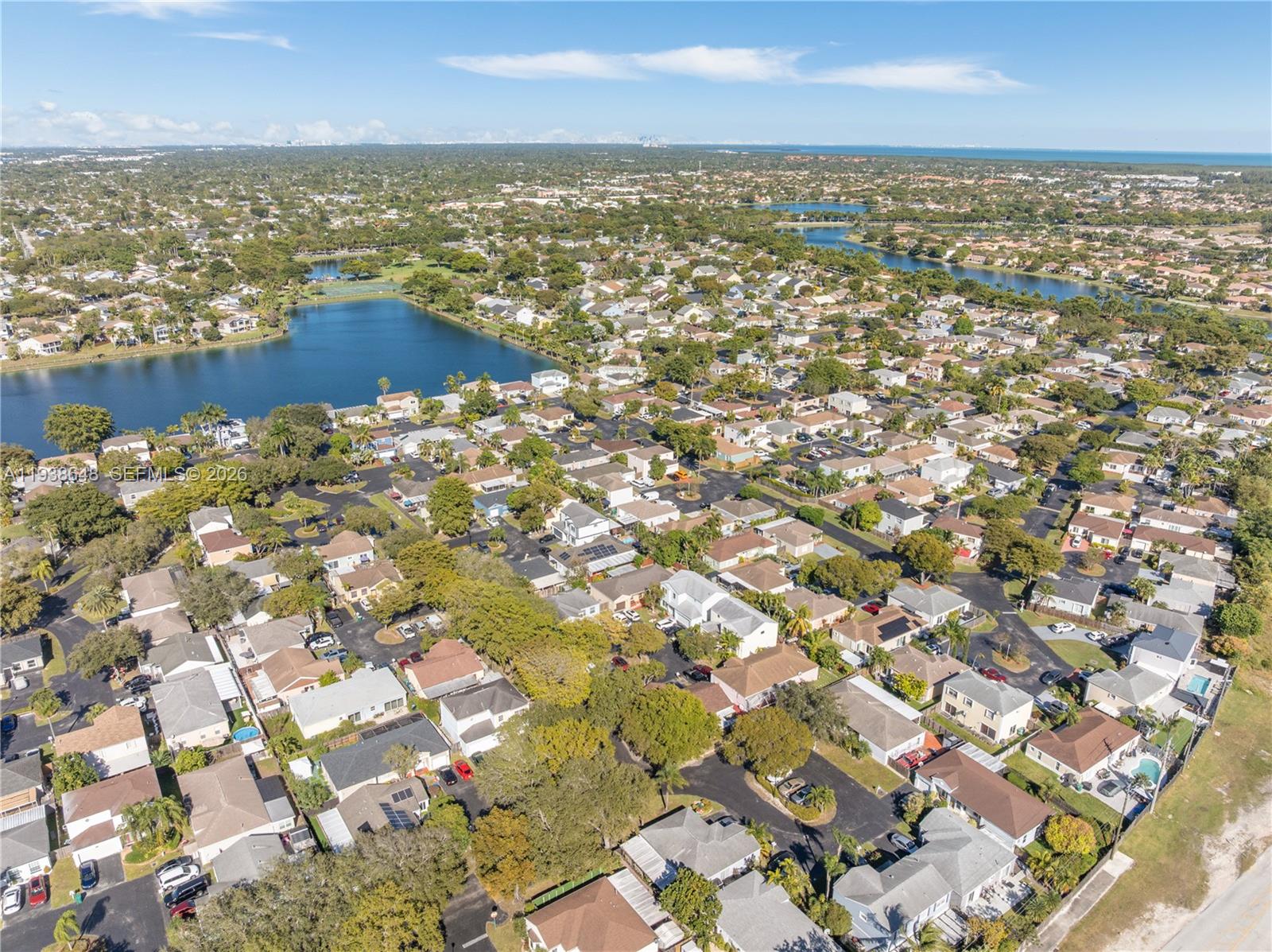 9826 Southwest 222nd Terrace, Unit 9826 Cutler Bay, FL 33190 - Photo 36 of 36 a view of city and ocean
