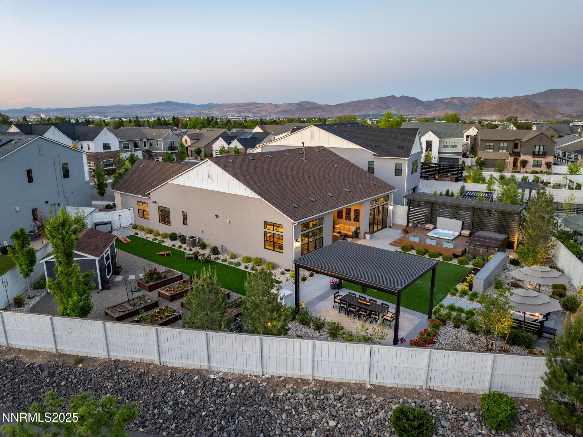 208 Criollo Court Reno, NV 89511 - Photo 30 of 44 16-web-or-mls-208 Criollo Twilight Drone