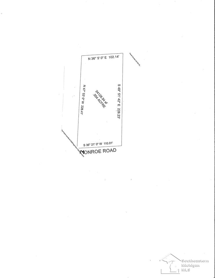 0 Monroe Road Lambertville, MI 48144 - Photo 1 of 2 50059260.JPG