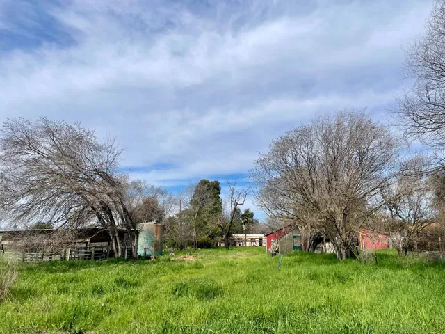 a view of a grassy field