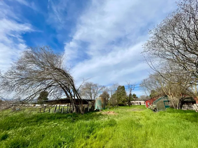 an aerial view of a residential houses