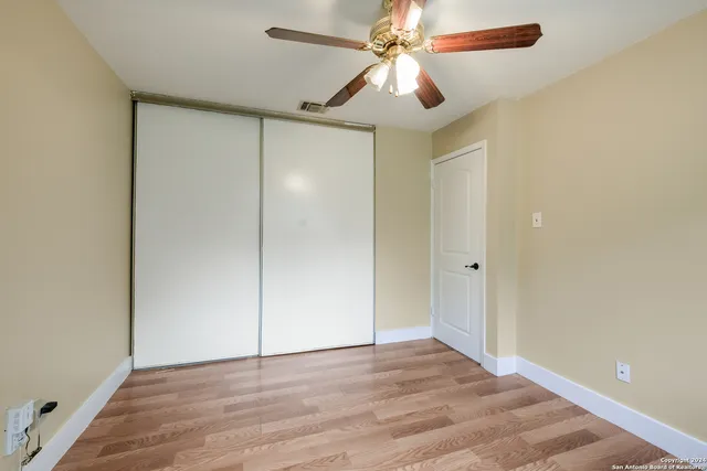 wooden floor in an empty room