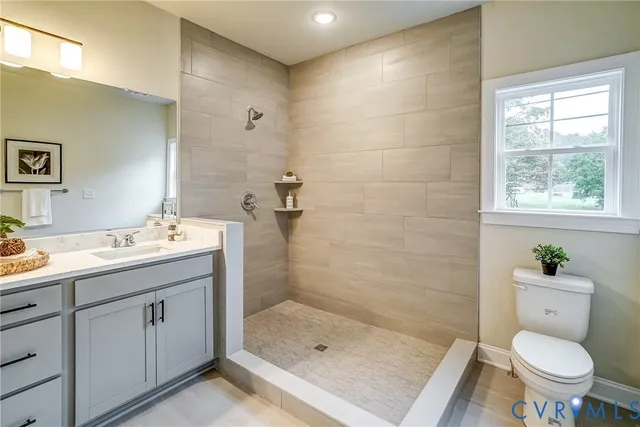 a living room with furniture and window