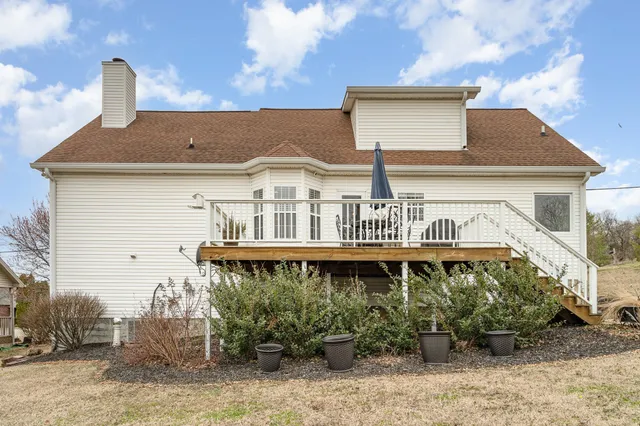 a front view of a house with balcony