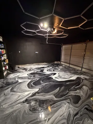 a view of a kitchen with a stove top oven