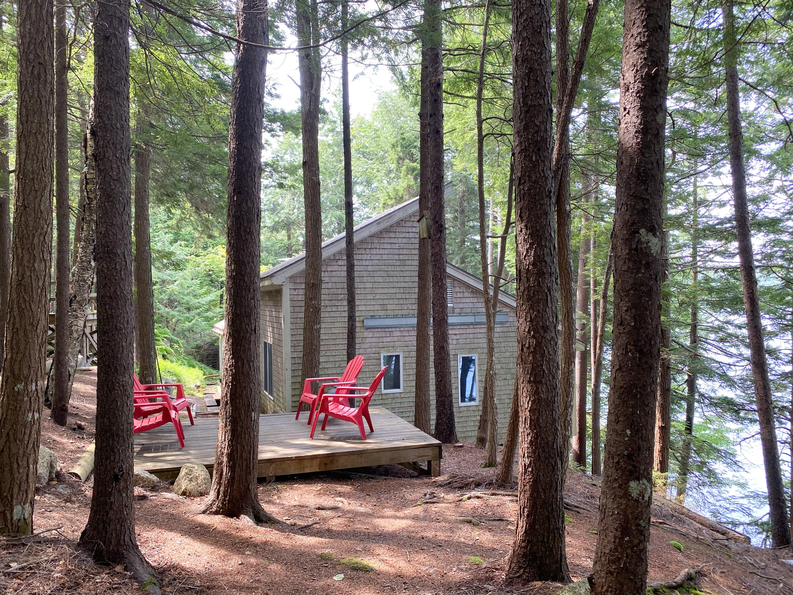 36 Ledge Way Dedham, ME 04429 - Photo 24 of 25 Side of Cottage and Back Deck