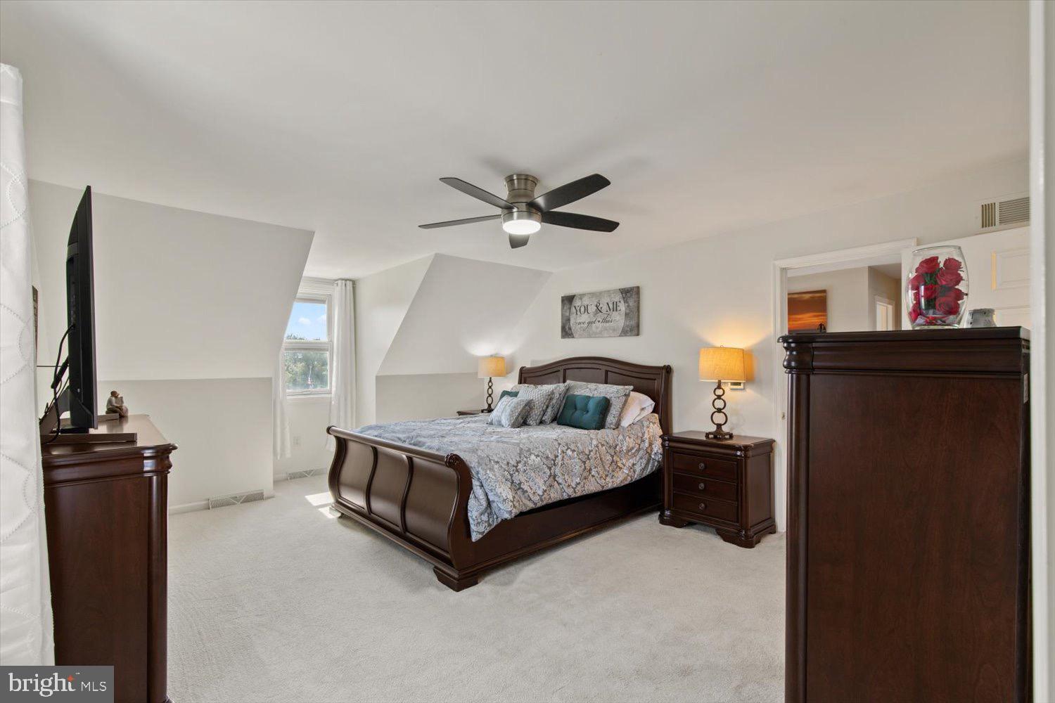 702 Buckwood Lane Lititz, PA 17543 - Photo 31 of 64 a bedroom with a bed and a ceiling fan