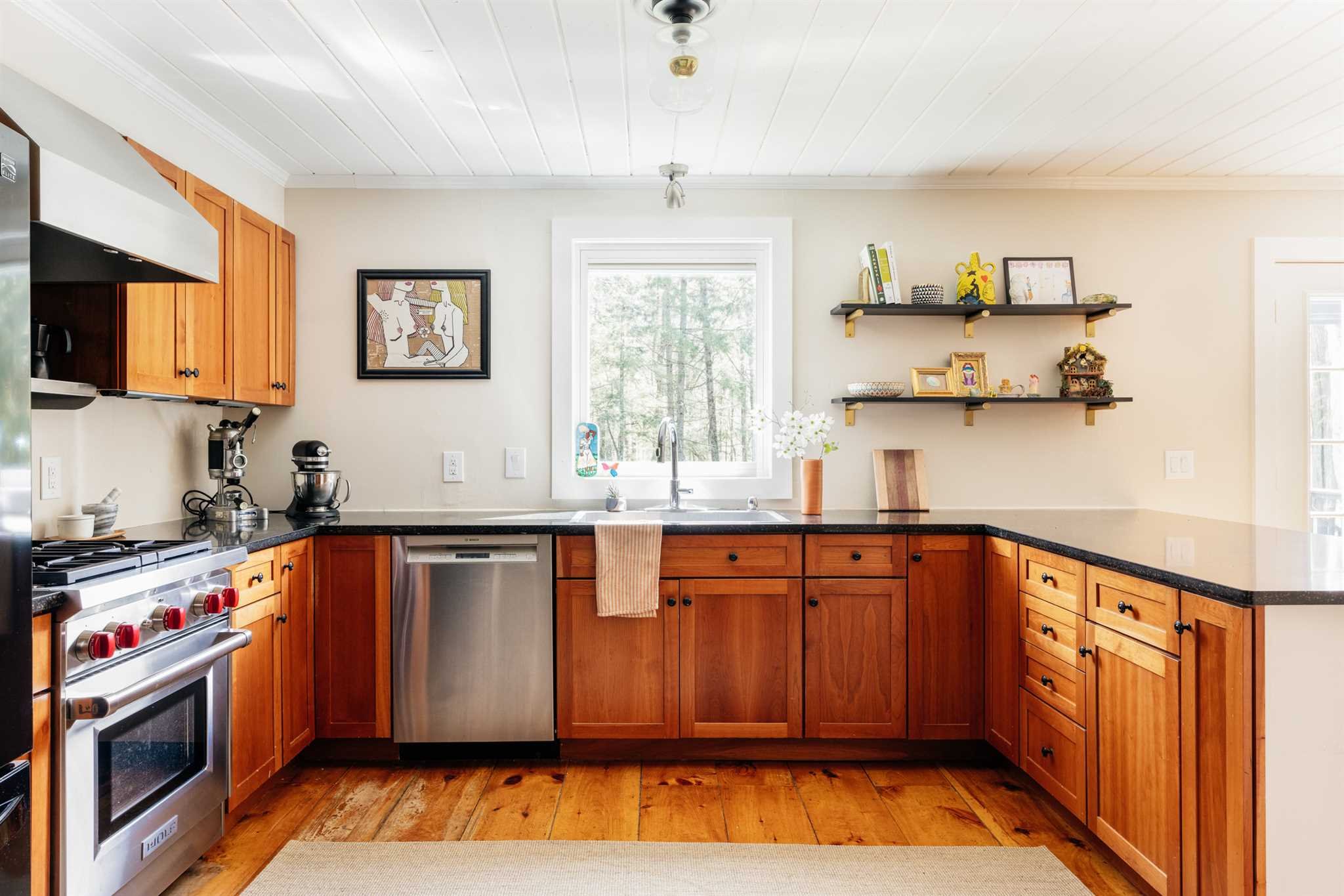 89 Benner Road Red Hook, NY 12571 - Photo 8 of 33 a kitchen with wooden cabinets and sink