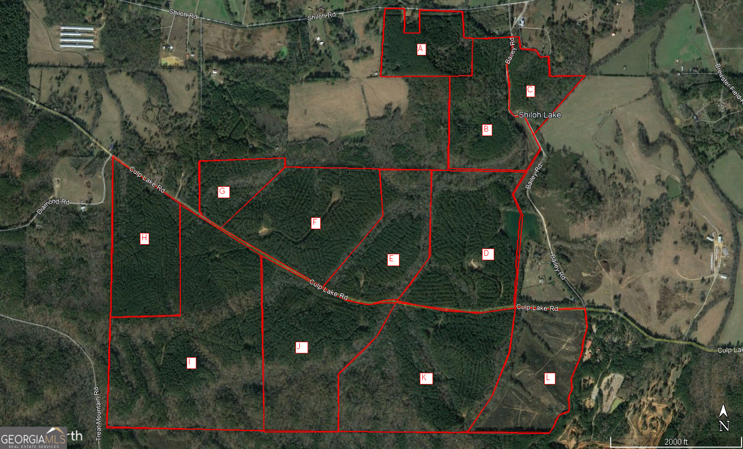 0 Culp Lake Road, Unit 1025D Cedartown, GA 30125 - Photo 1 of 1 Parcel Map A-L