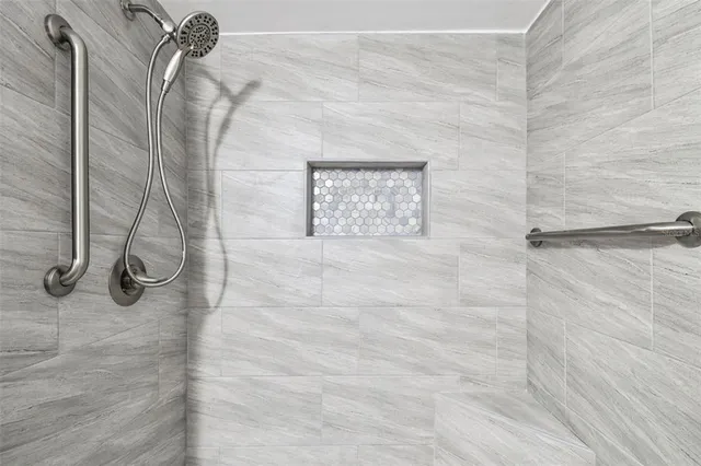 a view of swimming pool with a patio