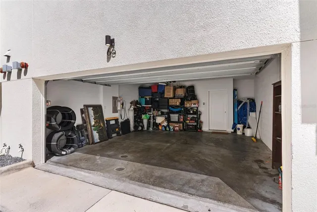 a front view of a building with street