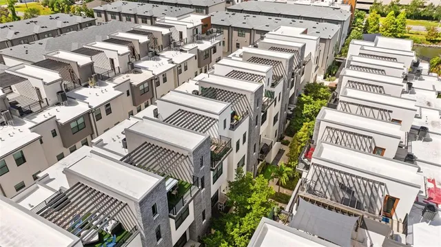 a view of a building with outdoor space