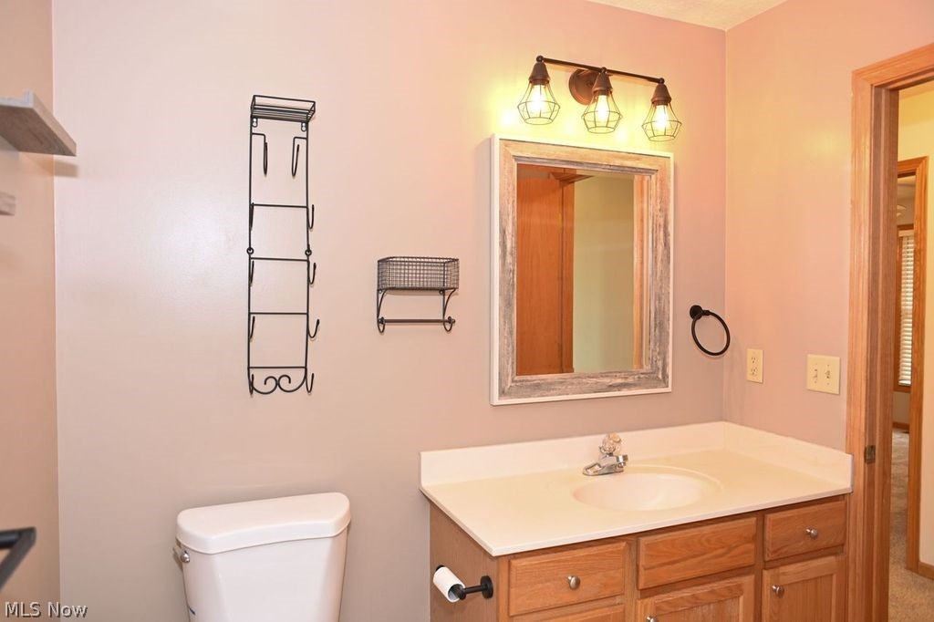 8878 Finley Road Wooster, OH 44691 - Photo 19 of 23 Bathroom with vanity and toilet