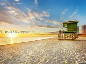 a view of an ocean and beach