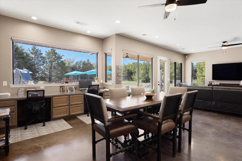 7250 North Fm 273 Ivanhoe, TX 75447 - Photo 10 of 40 a view of a dining room with furniture window and outside view