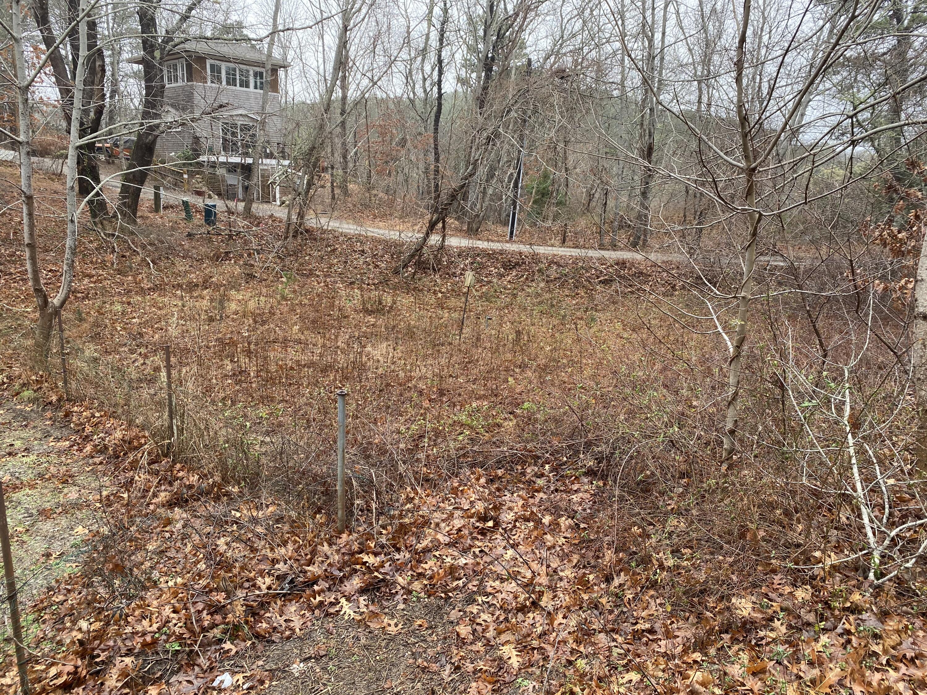 111 Hamblen Farm Road Wellfleet, MA 02667 - Photo 4 of 7 a backyard of a house with table and chairs