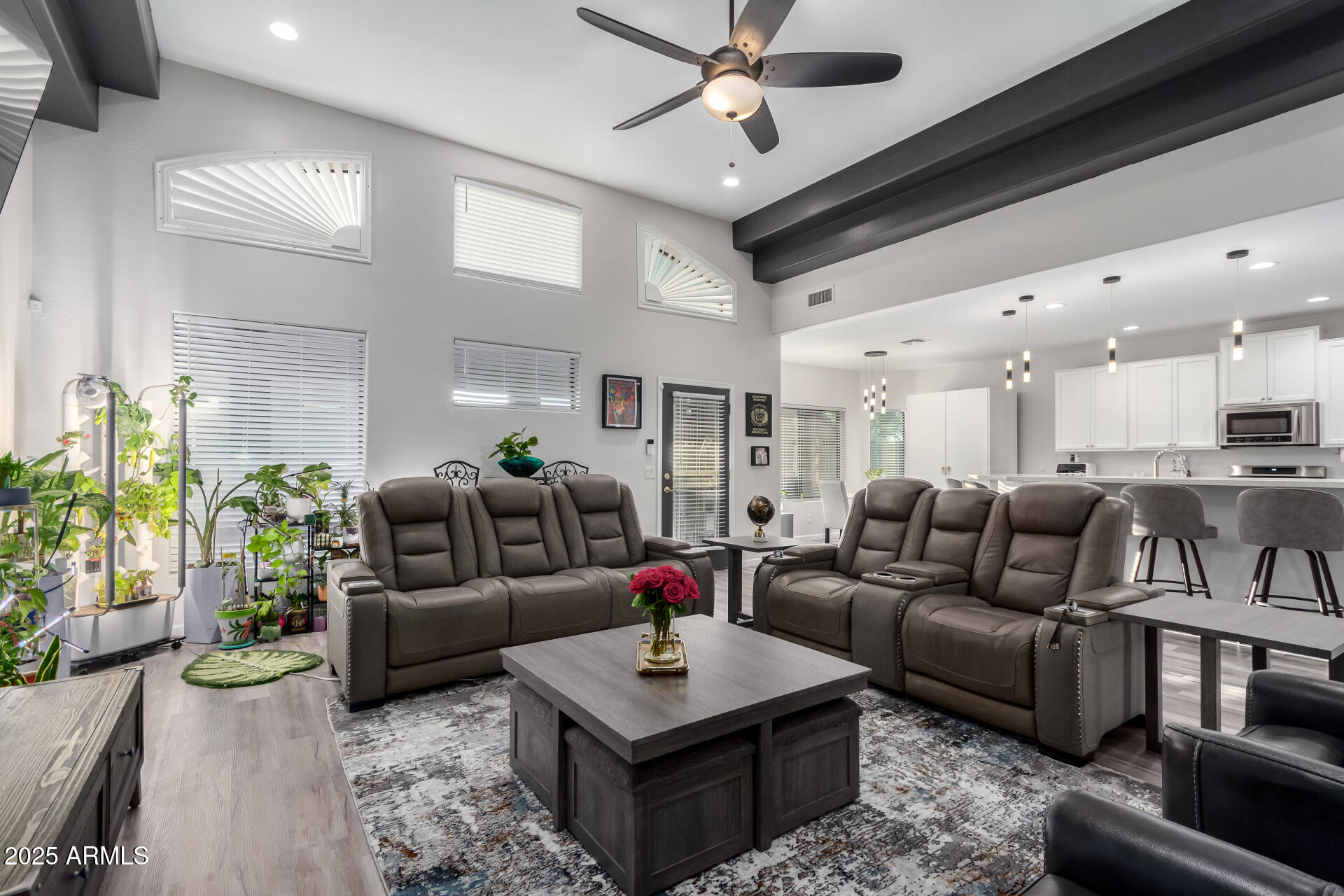 854 South Del Rio Court Apache Junction, AZ 85119 - Photo 19 of 57 a living room with furniture kitchen view and a potted plant