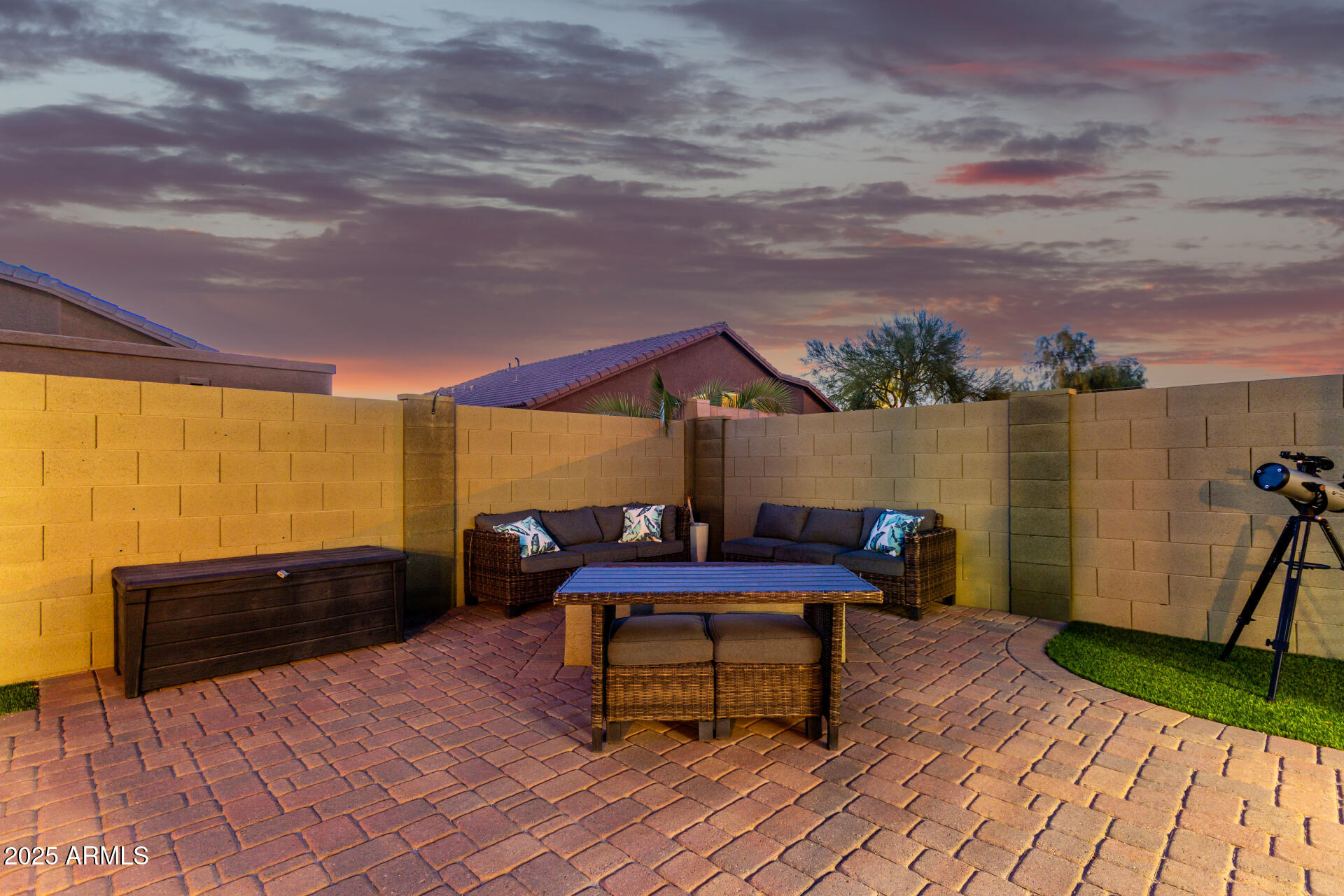 854 South Del Rio Court Apache Junction, AZ 85119 - Photo 45 of 57 a sitting area with furniture and wooden floor