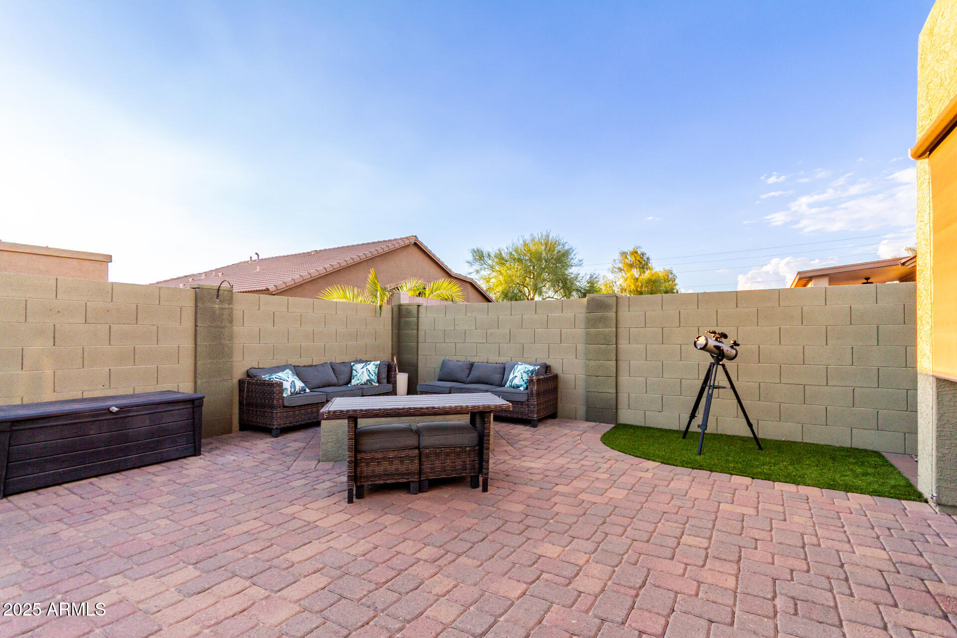 854 South Del Rio Court Apache Junction, AZ 85119 - Photo 53 of 57 a swimming pool with outdoor seating and barbeque oven