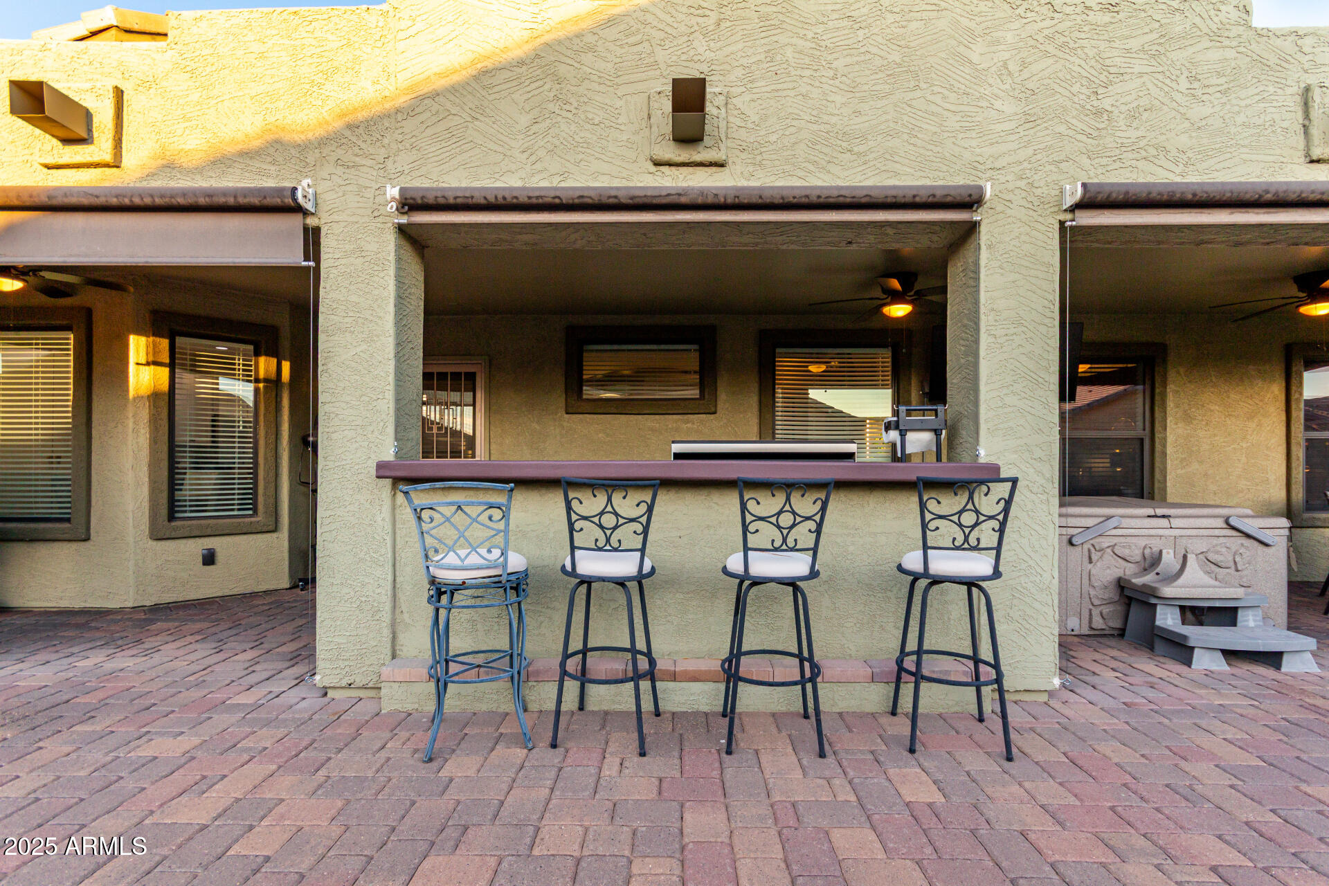 854 South Del Rio Court Apache Junction, AZ 85119 - Photo 55 of 57 a front view of a house with outdoor seating