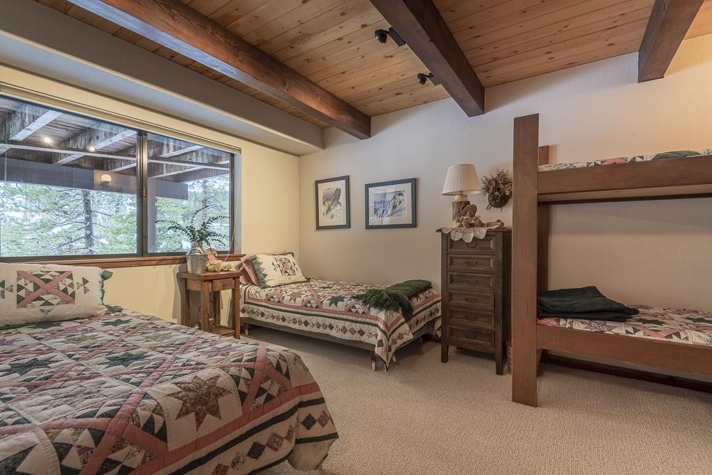 1380 Pine Trail Alpine Meadows, CA 96146 - Photo 19 of 21 a bedroom with furniture and windows
