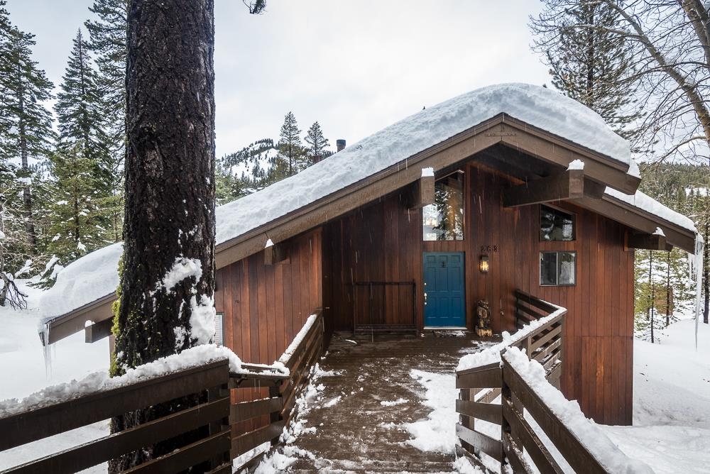 1380 Pine Trail Alpine Meadows, CA 96146 - Photo 4 of 21 a view of a house with backyard and trees