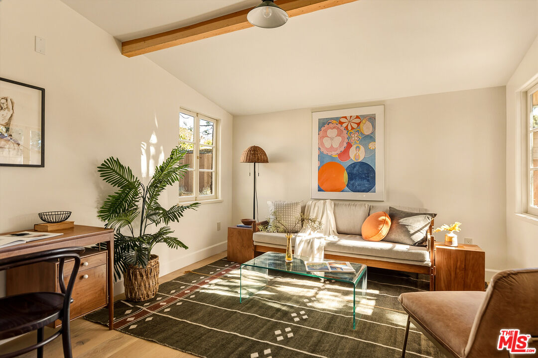 585 Mountain View Street Altadena, CA 91001 - Photo 25 of 31 a living room with furniture flowerpot and wooden floor